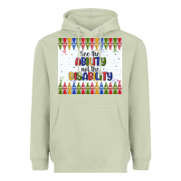Matcha see the ability not the disability Heavyweight Hoodie - MaliasSmallBusiness