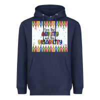 Navy see the ability not the disability Heavyweight Hoodie - MaliasSmallBusiness