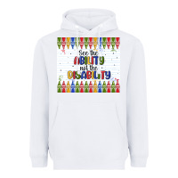 White see the ability not the disability Heavyweight Hoodie - MaliasSmallBusiness