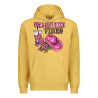 Antique Gold valentines day valentine vıbes Premium Hoodie - AdoDesignShop
