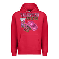 Cardinal valentines day valentine vıbes Premium Hoodie - AdoDesignShop