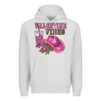 Dove Grey valentines day valentine vıbes Premium Hoodie - AdoDesignShop