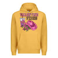 Mustard valentines day valentine vıbes Premium Hoodie - AdoDesignShop