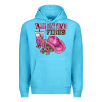 Ocean Blue valentines day valentine vıbes Premium Hoodie - AdoDesignShop