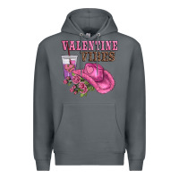 Rock valentines day valentine vıbes Premium Hoodie - AdoDesignShop