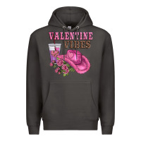 Smoke valentines day valentine vıbes Premium Hoodie - AdoDesignShop