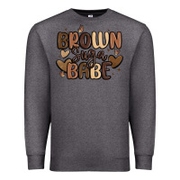 Charcoal Heather brown sugar babe Premium Sweatshirt - MaliasSmallBusiness