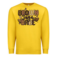 Brown Sugar Babe Premium Sweatshirt | Teevron