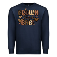 Navy brown sugar babe Premium Sweatshirt - MaliasSmallBusiness