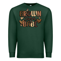 Sports Green brown sugar babe Premium Sweatshirt - MaliasSmallBusiness