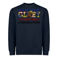 Navy its the guts and its the glory a hundred stripes Heavyweight Sweatshirt - texasbilliewilder