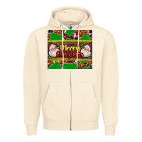 Sandshell merry Christmas with Santa Claus Zipper Hoodie - AdoDesignShop