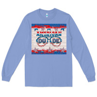 Colony Blue American dude Long Sleeve Tee - HRA Design Shop