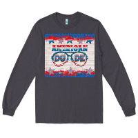 Smoke American dude Long Sleeve Tee - HRA Design Shop