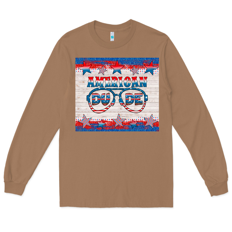 American Dude Long Sleeve Tee by HRA Design Shop | Teevron