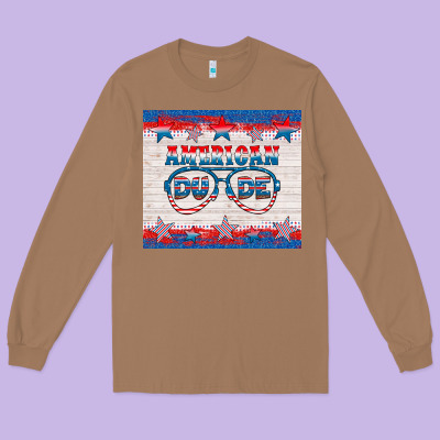 American Dude Long Sleeve Tee Designed By Hra Design Shop