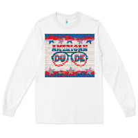 White American dude Long Sleeve Tee - HRA Design Shop