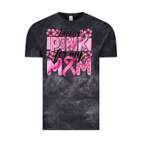Cloud Black i wear pink for my mom Vintage Tee - Zillion Design Studio