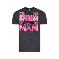 Vintage Black i wear pink for my mom Vintage Tee - Zillion Design Studio