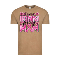 Vintage Coffee i wear pink for my mom Vintage Tee - Zillion Design Studio