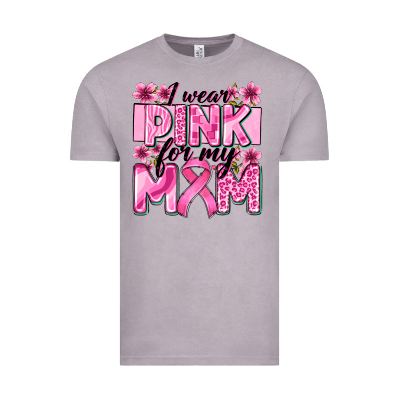 I Wear Pink For My Mom Vintage Tee by Zillion Design Studio | Teevron