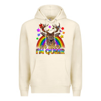 Tofu LGBTQ+ Oh Deer I'm Queer Premium Hoodie - BundleAndBundleShop