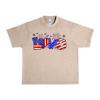 French Oak love 4th of july Urban Heavy Tee - Zillion Design Studio