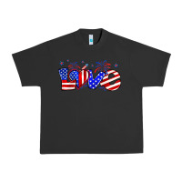 Pigment Black love 4th of july Urban Heavy Tee - Zillion Design Studio