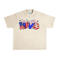 Sandshell love 4th of july Urban Heavy Tee - Zillion Design Studio