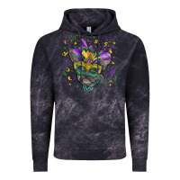 Cloud Black Mardi gras mask french bulldog Vintage Hoodie - RanaPortraitStore