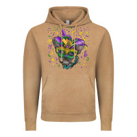 Vintage Camel Mardi gras mask french bulldog Vintage Hoodie - RanaPortraitStore