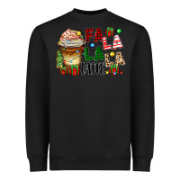 Black fa la la la latte Heavyweight Sweatshirt - Zillion Design Studio