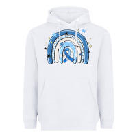 White in april wear blue autism awareness Heavyweight Hoodie - MaliasSmallBusiness