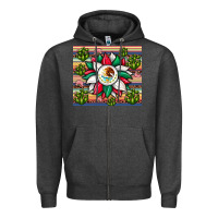 Charcoal Heather sunflower mexican flag tumbler Zipper Hoodie - JahusDesignShop
