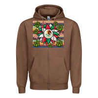 Chestnut sunflower mexican flag tumbler Zipper Hoodie - JahusDesignShop