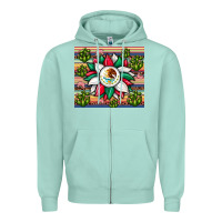 Sunflower Mexican Flag Tumbler Zipper Hoodie | Teevron