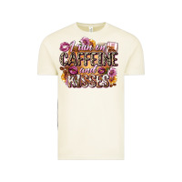 Vintage Arctic i run on caffeine and kisses Vintage Tee - Zillion Design Studio