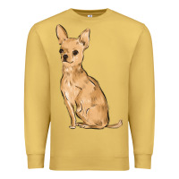 Antique Gold chihuahua Premium Sweatshirt - MaliasSmallBusiness