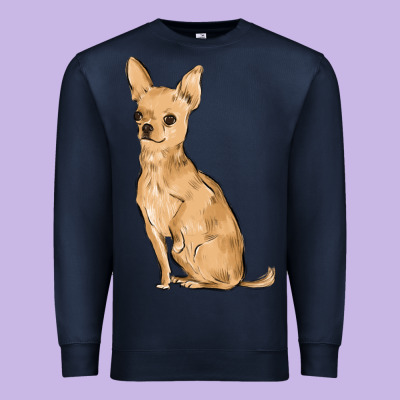 Chihuahua Premium Sweatshirt Designed By Maliassmallbusiness