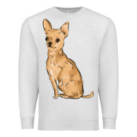 Oatmeal Heather chihuahua Premium Sweatshirt - MaliasSmallBusiness