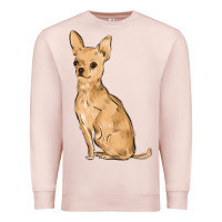 Pale Pink chihuahua Premium Sweatshirt - MaliasSmallBusiness