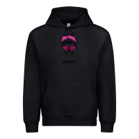 Black Pink Glitter, Leopard Pattern Mom Skull Urban Hoodie - Bettercallsaul