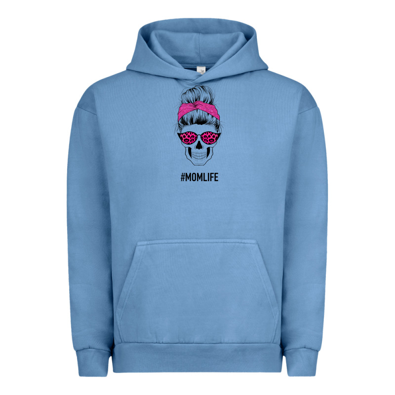 Pink Glitter, Leopard Pattern Mom Skull Urban Hoodie by Bettercallsaul | Teevron