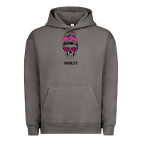 Pigment Tornado Pink Glitter, Leopard Pattern Mom Skull Urban Hoodie - Bettercallsaul