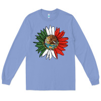 Colony Blue mexico sunflower Long Sleeve Tee - HRA Design Shop