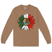 Toasted Coconut mexico sunflower Long Sleeve Tee - HRA Design Shop