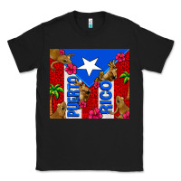 Black puerto rico coqui leopard Classic Tee - AdoDesignShop