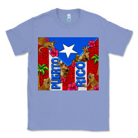 Colony Blue puerto rico coqui leopard Classic Tee - AdoDesignShop