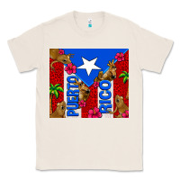 Natural puerto rico coqui leopard Classic Tee - AdoDesignShop