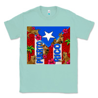 Seafoam puerto rico coqui leopard Classic Tee - AdoDesignShop
